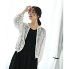 【スタイルデリ/STYLE DELI】の【BLK001】総レースジップブルゾン ホワイト|ID:prp329100004696933