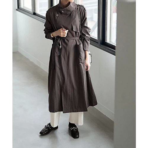 【スタイルデリ/STYLE DELI】の襟元2WAYエアリートレンチコート インテリア・キッズ・メンズ・レディースファッション・服の通販 founy(ファニー) https://founy.com/ ファッション Fashion レディースファッション Fashion for Women アウター Coat / Outerwear Collection コート・ロングコート・ピーコート Long Coats, Peacoats & More トレンチコート / 春秋の定番アウター Trench Coats クール Cool, Chic グラデーション Gradient, Ombre シューズ Shoes, Footwear シンプル Simple, Minimal ジャケット Jacket, Outerwear スタンド Stand Collar, Upright Stand トレンチ Trench, Trench Coat バランス Balance, Style Balance ポケット Pocket, Pocket Detail マーブル Marble, Marble Pattern リボン Ribbon, Bow ロング Long, Long-Length |ID: prp329100004696935 ipo3291000000033918460