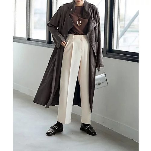 【スタイルデリ/STYLE DELI】の襟元2WAYエアリートレンチコート 人気、トレンドファッション・服の通販 founy(ファニー) 　ファッション　Fashion　レディースファッション　Fashion for Women　アウター　Coat / Outerwear Collection　コート・ロングコート・ピーコート　Long Coats, Peacoats & More　トレンチコート / 春秋の定番アウター　Trench Coats　クール　Cool, Chic　グラデーション　Gradient, Ombre　シューズ　Shoes, Footwear　シンプル　Simple, Minimal　ジャケット　Jacket, Outerwear　スタンド　Stand Collar, Upright Stand　トレンチ　Trench, Trench Coat　バランス　Balance, Style Balance　ポケット　Pocket, Pocket Detail　マーブル　Marble, Marble Pattern　リボン　Ribbon, Bow　ロング　Long, Long-Length　other-2|ID: prp329100004696935 ipo3291000000033918463