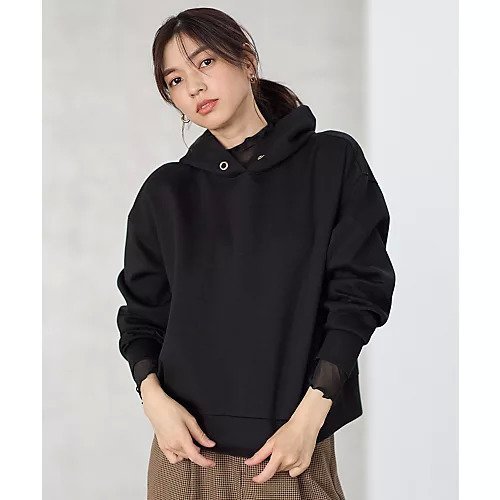 【エニー/ANY】の【WEB限定/洗濯機可】ダンボールパーカー 人気、トレンドファッション・服の通販 founy(ファニー) 　ファッション　Fashion　レディースファッション　Fashion for Women　トップス・カットソー　Cut & Sew Tops　レディースパーカー・カジュアルフーディー　Casual Hoodies & Sweatshirts　インナー　Innerwear　洗える　Machine Washable　カットソー　Cut and Sewn Top　デニム　Denim, Jeans Material　パーカー　Hoodie, Parka　ポケット　Pocket, Pocket Detail　おすすめ　Recommended / Our Picks　エレガント 上品　Elegant　other-2|ID: prp329100004698360 ipo3291000000033927141