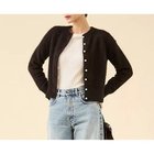 【マルティニーク/martinique】のFOXカシミヤパールカーディガン(一部WEB限定カラー ) ブラウン|ID: prp329100004698523 ipo3291000000033928098