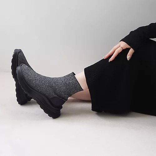 【エンチャンテッド/enchanted】のサイドジップスニカーソールニットブーツ 人気、トレンドファッション・服の通販 founy(ファニー) 　ファッション　Fashion　レディースファッション　Fashion for Women　サイドジップ　Side Zip, Side Zipper　シルバー　Silver, Metallic Silver　シンプル　Simple, Minimal　スニーカー　Sneakers, Trainers　ソックス　Socks, Hosiery　タイツ　Tights, Legwear　フィット　Fit, Slim Fit　ロング　Long, Long-Length　定番　Standard, Basic Item　春　Spring　秋　Autumn　軽量　Lightweight, Ultra Light　 other-1|ID: prp329100004698536 ipo3291000000033928175