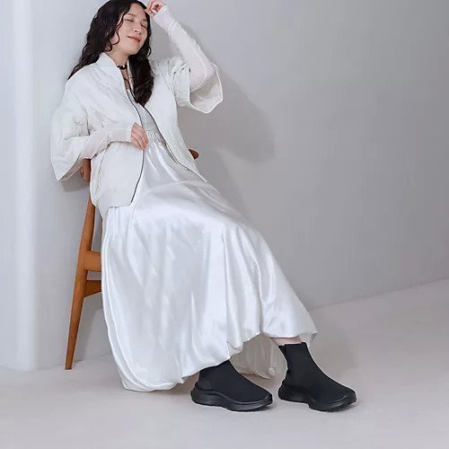 【エンチャンテッド/enchanted】のサイドジップスニカーソールニットブーツ 人気、トレンドファッション・服の通販 founy(ファニー) 　ファッション　Fashion　レディースファッション　Fashion for Women　サイドジップ　Side Zip, Side Zipper　シルバー　Silver, Metallic Silver　シンプル　Simple, Minimal　スニーカー　Sneakers, Trainers　ソックス　Socks, Hosiery　タイツ　Tights, Legwear　フィット　Fit, Slim Fit　ロング　Long, Long-Length　定番　Standard, Basic Item　春　Spring　秋　Autumn　軽量　Lightweight, Ultra Light　other-3|ID: prp329100004698536 ipo3291000000033928182