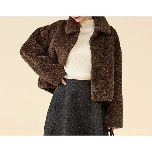 【マルティニーク/martinique】のフェイクファーブルゾン 人気、トレンドファッション・服の通販 founy(ファニー) 　ファッション　Fashion　レディースファッション　Fashion for Women　アウター　Coat / Outerwear Collection　ブルゾンジャケット・スポーティアウター　Blouson Jackets　おすすめ　Recommended / Our Picks　コンパクト　Compact, Small Size　ストレート　Straight, Straight Cut　ハーフ　Half, Half-Length　バランス　Balance, Style Balance　バルーン　Balloon, Balloon Silhouette　フェイクファー　Faux Fur, Imitation Fur　フェミニン　Feminine, Girly　フォルム　Silhouette, Form　ブルゾン　Blouson, Bomber Jacket　 other-1|ID: prp329100004698544 ipo3291000000033928220