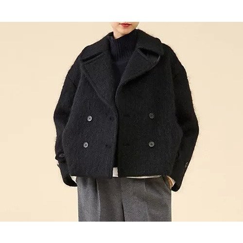 【マルティニーク/martinique】のシャギーピーコート 人気、トレンドファッション・服の通販 founy(ファニー) 　ファッション　Fashion　レディースファッション　Fashion for Women　アウター　Coat / Outerwear Collection　コート・ロングコート・ピーコート　Long Coats, Peacoats & More　おすすめ　Recommended / Our Picks　クラシック　Classic, Timeless Style　ビッグ　Big, Oversized　エレガント 上品　Elegant　定番　Standard, Basic Item　 other-1|ID: prp329100004698546 ipo3291000000033928229