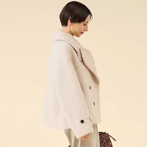 【マルティニーク/martinique】のシャギーピーコート 人気、トレンドファッション・服の通販 founy(ファニー) 　ファッション　Fashion　レディースファッション　Fashion for Women　アウター　Coat / Outerwear Collection　コート・ロングコート・ピーコート　Long Coats, Peacoats & More　おすすめ　Recommended / Our Picks　クラシック　Classic, Timeless Style　ビッグ　Big, Oversized　エレガント 上品　Elegant　定番　Standard, Basic Item　other-2|ID: prp329100004698546 ipo3291000000033928235