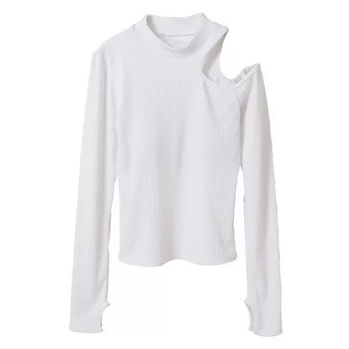 【ジュリエ/Julier】のリブ ロングスリーブプルオーバー 人気、トレンドファッション・服の通販 founy(ファニー) 　ファッション　Fashion　レディースファッション　Fashion for Women　トップス・カットソー　Cut & Sew Tops　カジュアルプルオーバー・ニットトップス　Pullovers & Knit Tops / Casual Pullovers　インナー　Innerwear　コレクション　Collection, Seasonal Line　スタイリッシュ　Stylish, Fashionable　スリット　Slit, Slit Detail　長袖　Long Sleeve, Full Sleeve　モックネック　Mock Neck, Short Turtleneck　無地　Plain, Solid Color　ヨガ　Yoga, Yoga Wear　ランニング　Running, Running Wear, Activewear, Jogging　リラックス　Relax, Relaxed Fit　ワーク　Workwear, Utility Style　other-2|ID: prp329100004699933 ipo3291000000033936337