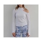 【ジュリエ/Julier】のリブ ロングスリーブプルオーバー ホワイト|ID: prp329100004699933 ipo3291000000036299377