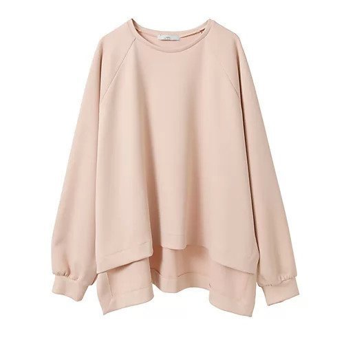 【ジュリエ/Julier】のプランプストレッチ ラージトップス インテリア・キッズ・メンズ・レディースファッション・服の通販 founy(ファニー) 　ファッション　Fashion　レディースファッション　Fashion for Women　トップス・カットソー　Cut & Sew Tops　コレクション　Collection, Seasonal Line　吸水　Absorbent, Quick-Dry　抗菌　Antibacterial, Bacteria-Resistant　スタイリッシュ　Stylish, Fashionable　ストレッチ　Stretch, Stretchy Fabric　スリット　Slit, Slit Detail　スリーブ　Sleeve, Long Sleeve / Short Sleeve　セットアップ　Set-Up, Coordinated Outfit　長袖　Long Sleeve, Full Sleeve　ピーチ　Peach, Soft Touch　無地　Plain, Solid Color　ヨガ　Yoga, Yoga Wear　リラックス　Relax, Relaxed Fit　ワーク　Workwear, Utility Style　サーモンピンク|ID: prp329100004699935 ipo3291000000033936354