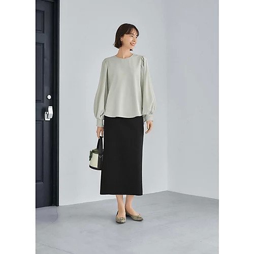 【スタイルデリ/STYLE DELI】のシルキージョーゼットボリュームスリーブブラウス 人気、トレンドファッション・服の通販 founy(ファニー) 　ファッション　Fashion　レディースファッション　Fashion for Women　トップス・カットソー　Cut & Sew Tops　シャツ・ブラウス・オフィスカジュアル　Elegant Blouses & Button-Ups　ボリューム袖・フリルスリーブブラウス　Voluminous & Ruffle Sleeves / Puffy Sleeve Tops　インナー　Innerwear　サテン　Satin, Glossy Fabric　サロペット　Overalls, Salopette　シャーリング　Shirring, Ruched　ジャンスカ　Jumper Skirt, Pinafore Dress　ドレープ　Drape, Draping Fabric　人気　Popular, Best Seller　ベスト　Vest, Waistcoat　ポケット　Pocket, Pocket Detail　夏　Summer　other-2|ID: prp329100004699957 ipo3291000000033936544