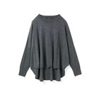 【ミズイロ インド/mizuiro ind】のフロントシームコクーンプルオーバー チャコールグレー|ID: prp329100004699962 ipo3291000000035316660