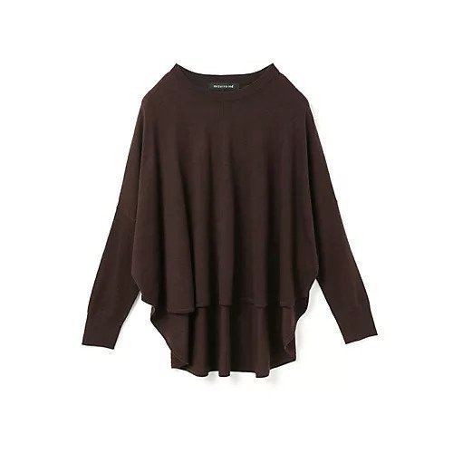 【ミズイロ インド/mizuiro ind】のフロントシームコクーンプルオーバー インテリア・キッズ・メンズ・レディースファッション・服の通販 founy(ファニー) 　ファッション　Fashion　レディースファッション　Fashion for Women　トップス・カットソー　Cut & Sew Tops　カジュアルプルオーバー・ニットトップス　Pullovers & Knit Tops / Casual Pullovers　ウォッシャブル　Machine Washable　シンプル　Simple, Minimal　フロント　Front, Front Design　ボトム　Bottoms, Lower Wear　人気　Popular, Best Seller　ブラウン|ID: prp329100004699962 ipo3291000000035905557