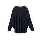 【ミズイロ インド/mizuiro ind】のフロントシームコクーンプルオーバー ネイビー|ID: prp329100004699962 ipo3291000000035905559