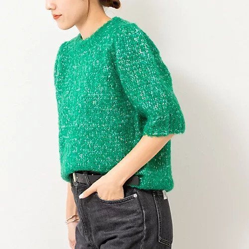 【ノーリーズ/NOLLEY'S】のモヘアスパンコール半袖ニット 人気、トレンドファッション・服の通販 founy(ファニー) 　ファッション　Fashion　レディースファッション　Fashion for Women　トップス・カットソー　Cut & Sew Tops　ニット　Knit Tops & Sweaters　2025年　2025　2025-2026秋冬・A/W　Autumn/Winter 2025–26 AW25–26　イタリア　Italy　カーディガン　Cardigan, Knitwear　スパンコール　Sequins, Sequin Embellishment　フェミニン　Feminine, Girly　半袖　Short Sleeve, Half Sleeve　other-2|ID: prp329100004699965 ipo3291000000033936609