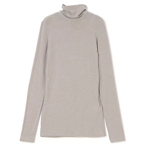 【アモーメント/AMOMENTO】のTURTLE T-SHIRT インテリア・キッズ・メンズ・レディースファッション・服の通販 founy(ファニー) 　ファッション　Fashion　レディースファッション　Fashion for Women　トップス・カットソー　Cut & Sew Tops　シャツ・ブラウス・オフィスカジュアル　Elegant Blouses & Button-Ups　ロングTシャツ・Tシャツ　Longline T-Shirts & Tees　2025年　2025　2025-2026秋冬・A/W　Autumn/Winter 2025–26 AW25–26　タートルネック　Turtleneck, High Neck　ベーシック　Basic, Essential　LIGHT GREY|ID: prp329100004699969 ipo3291000000035602743