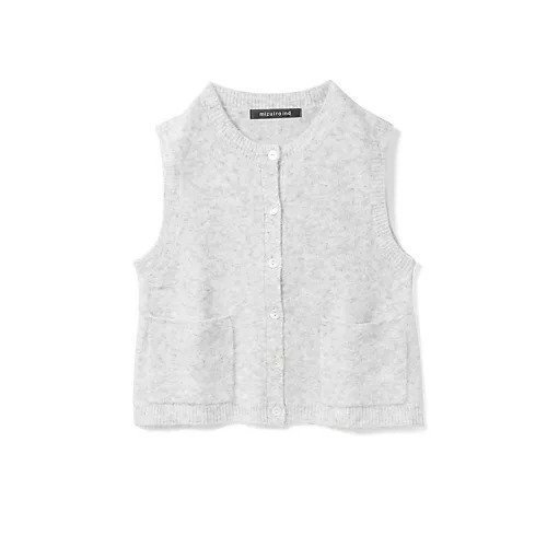 【ミズイロ インド/mizuiro ind】のブークレクルーネックベスト 人気、トレンドファッション・服の通販 founy(ファニー) ファッション Fashion レディースファッション Fashion for Women アウター Coat / Outerwear Collection トップス・カットソー Cut & Sew Tops ベスト&ジレ / 重ね着スタイル Vests & Gilets ウォッシャブル Machine Washable カーディガン Cardigan, Knitwear ショート Short, Short Length フロント Front, Front Design ベスト Vest, Waistcoat ポケット Pocket, Pocket Detail A/W・秋冬 Autumn/Winter other-2|ID: prp329100004699975 ipo3291000000035920489