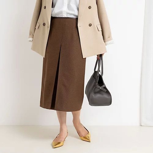 【ノーリーズ/NOLLEY'S】のウォッシャブルボックスタックトラペーズスカート インテリア・キッズ・メンズ・レディースファッション・服の通販 founy(ファニー) 　ファッション　Fashion　レディースファッション　Fashion for Women　スカート　Skirts　2025年　2025　2025-2026秋冬・A/W　Autumn/Winter 2025–26 AW25–26　パイピング　Piping, Trim Design　フロント　Front, Front Design　ボックス　Boxy, Box Shape　ポケット　Pocket, Pocket Detail　ロング　Long, Long-Length　A/W・秋冬　Autumn/Winter　ブラウンベージュ系1|ID: prp329100004700005 ipo3291000000033936898