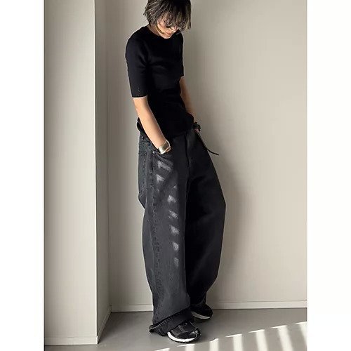 【坪田あさみ/Asami Tsubota】のDADA ブラック 人気、トレンドファッション・服の通販 founy(ファニー) ファッション Fashion レディースファッション Fashion for Women 洗える Machine Washable クール Cool, Chic シンプル Simple, Minimal ジャケット Jacket, Outerwear バランス Balance, Style Balance ループ Loop, Loop Knit ワイド Wide, Wide Fit other-2|ID: prp329100004700021 ipo3291000000033937065