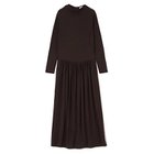 【アモーメント/AMOMENTO】のMOCK NECK JERSEY DRESS 人気、トレンドファッション・服の通販 founy(ファニー) ファッション Fashion レディースファッション Fashion for Women ワンピース Dresses フォーマル・パーティードレス・結婚式用ドレス Elegant & Casual Dresses 2025年 2025 2025-2026秋冬・A/W Autumn/Winter 2025–26 AW25–26 ギャザー Gathered, Ruffled フェミニン Feminine, Girly ロング Long, Long-Length thumbnail BROWN|ID: prp329100004700039 ipo3291000000033937270