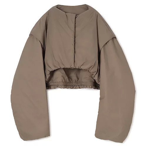 【アモーメント/AMOMENTO】のSHEER NYLON PADDED CROP JUMPER インテリア・キッズ・メンズ・レディースファッション・服の通販 founy(ファニー) 　ファッション　Fashion　レディースファッション　Fashion for Women　2025年　2025　2025-2026秋冬・A/W　Autumn/Winter 2025–26 AW25–26　コンパクト　Compact, Small Size　チェック　Check, Plaid, Tartan　ベスト　Vest, Waistcoat　GREY|ID: prp329100004700052 ipo3291000000033937430
