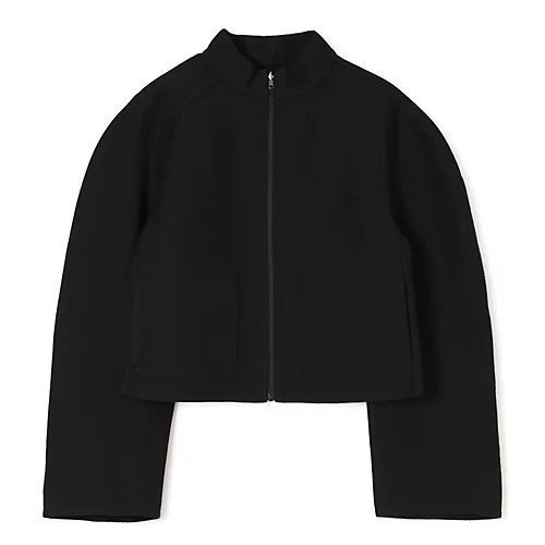 【アモーメント/AMOMENTO】のHANDMADE RAGLAN CROP JACKET インテリア・キッズ・メンズ・レディースファッション・服の通販 founy(ファニー) 　ファッション　Fashion　レディースファッション　Fashion for Women　アウター　Coat / Outerwear Collection　レディースジャケット・軽アウター　Jackets　2025年　2025　2025-2026秋冬・A/W　Autumn/Winter 2025–26 AW25–26　ジップアップ　Zip-Up, Full Zip　ジャケット　Jacket, Outerwear　スタンド　Stand Collar, Upright Stand　フェミニン　Feminine, Girly　ボレロ　Bolero, Short Cardigan　ポケット　Pocket, Pocket Detail　ミックス　Mix, Mixed Style　BLACK|ID: prp329100004700053 ipo3291000000033937436