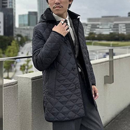 【ノーリーズ グッドマン/NOLLEY'S goodman / MEN】の【Traditional weatherwear】別注 DERBY HOOD キルティングジャケット 25AW インテリア・キッズ・メンズ・レディースファッション・服の通販 founy(ファニー) ファッション Fashion メンズファッション Fashion for Men キルティング Quilted, Quilting コーデュロイ Corduroy, Cord Fabric ジャケット Jacket, Outerwear スラックス Slacks, Dress Pants デニム Denim, Jeans Material バランス Balance, Style Balance パイピング Piping, Trim Design ベーシック Basic, Essential 別注 Limited Edition, Custom Order エレガント 上品 Elegant ビジネス 仕事 通勤 Business / Work / Commuting 2025年 2025 2025-2026秋冬・A/W Autumn/Winter 2025–26 AW25–26 ネイビー|ID: prp329100004700063 ipo3291000000034168206
