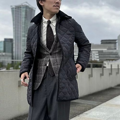 【ノーリーズ グッドマン/NOLLEY'S goodman / MEN】の【Traditional weatherwear】別注 DERBY HOOD キルティングジャケット 25AW 人気、トレンドファッション・服の通販 founy(ファニー) ファッション Fashion メンズファッション Fashion for Men キルティング Quilted, Quilting コーデュロイ Corduroy, Cord Fabric ジャケット Jacket, Outerwear スラックス Slacks, Dress Pants デニム Denim, Jeans Material バランス Balance, Style Balance パイピング Piping, Trim Design ベーシック Basic, Essential 別注 Limited Edition, Custom Order エレガント 上品 Elegant ビジネス 仕事 通勤 Business / Work / Commuting 2025年 2025 2025-2026秋冬・A/W Autumn/Winter 2025–26 AW25–26 other-2|ID: prp329100004700063 ipo3291000000034168207