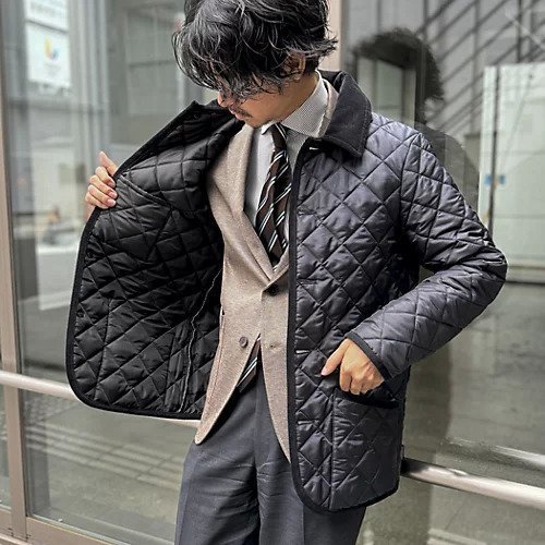 【ノーリーズ グッドマン/NOLLEY'S goodman / MEN】の【Traditional weatherwear】別注 WAVERLY キルティングジャケット 25AW 人気、トレンドファッション・服の通販 founy(ファニー) ファッション Fashion メンズファッション Fashion for Men キルティング Quilted, Quilting コーデュロイ Corduroy, Cord Fabric ジャケット Jacket, Outerwear スラックス Slacks, Dress Pants デニム Denim, Jeans Material バランス Balance, Style Balance パイピング Piping, Trim Design ベーシック Basic, Essential 別注 Limited Edition, Custom Order エレガント 上品 Elegant ビジネス 仕事 通勤 Business / Work / Commuting 2025年 2025 2025-2026秋冬・A/W Autumn/Winter 2025–26 AW25–26 other-3|ID: prp329100004700064 ipo3291000000034168220