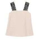 【プレインピープル/PLAIN PEOPLE】のコットンリネンラミーキャンバスキャミソールトップス ベージュ|ID: prp329100004701656 ipo3291000000033948724