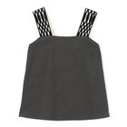 【プレインピープル/PLAIN PEOPLE】のコットンリネンラミーキャンバスキャミソールトップス グレー|ID: prp329100004701656 ipo3291000000035298882