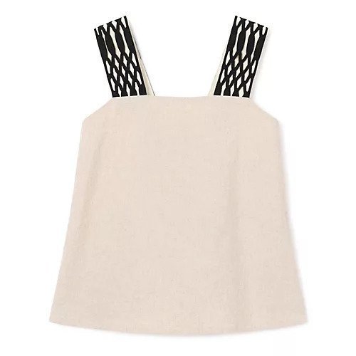 【プレインピープル/PLAIN PEOPLE】のコットンリネンラミーキャンバスキャミソールトップス インテリア・キッズ・メンズ・レディースファッション・服の通販 founy(ファニー) 　ファッション　Fashion　レディースファッション　Fashion for Women　トップス・カットソー　Cut & Sew Tops　キャミソール&ノースリーブ　Camisoles & Sleeveless Tops　おすすめ　Recommended / Our Picks　キャンバス　Canvas, Canvas Fabric　クロップド　Cropped, Short Length　ボトム　Bottoms, Lower Wear　洗える　Machine Washable　ベージュ|ID: prp329100004701656 ipo3291000000035298884