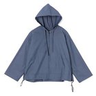 【プレインピープル/PLAIN PEOPLE】の【WEB限定】タイプライターフロントジップパーカー ブルー|ID: prp329100004701658 ipo3291000000035298905