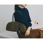 【トプカピ/TOPKAPI】の【TREASURE TOPKAPI】スエード エナメルコンビ ワイド ボストンバッグ チャーム付き カーキ|ID: prp329100004701664 ipo3291000000033948816