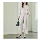 【エニー/ANY】の【ストレッチ/ウエストゴム/セットアップ可】イージーケアワイドパンツ ベージュ|ID: prp329100004701669 ipo3291000000035165164