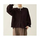 【エニー/ANY】のスウェットライクニットカーディガン ブラウン|ID: prp329100004703285 ipo3291000000033963218