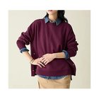 【エニー/ANY】のサイドドットダンボールトレーナー ワイン|ID: prp329100004703290 ipo3291000000033963250