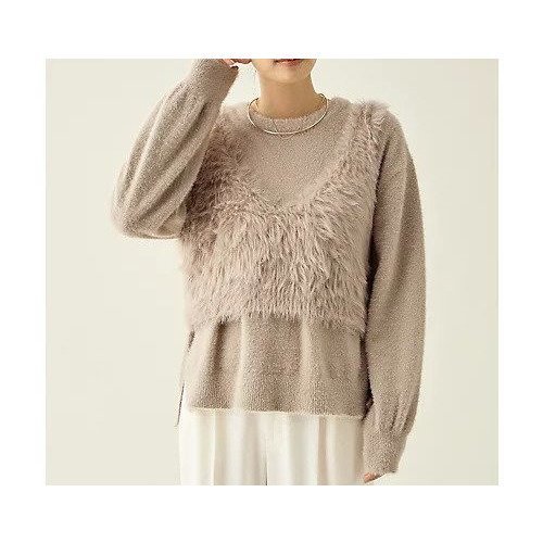 【エニー/ANY】のロングシャギーニットベスト インテリア・キッズ・メンズ・レディースファッション・服の通販 founy(ファニー) https://founy.com/ ファッション Fashion レディースファッション Fashion for Women アウター Coat / Outerwear Collection トップス・カットソー Cut & Sew Tops ニット Knit Tops & Sweaters ベスト&ジレ / 重ね着スタイル Vests & Gilets インナー Innerwear コンパクト Compact, Small Size シンプル Simple, Minimal スリット Slit, Slit Detail タンク Tank Top, Sleeveless Top フェザー Feather, Feather Detail ベスト Vest, Waistcoat 半袖 Short Sleeve, Half Sleeve 秋 Autumn A/W・秋冬 Autumn/Winter |ID: prp329100004703294 ipo3291000000033963268