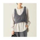 【エニー/ANY】のロングシャギーニットベスト チャコール|ID: prp329100004703294 ipo3291000000033963274