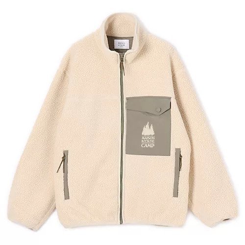 【メゾン キツネ/MAISON KITSUNE】のCASUAL FLEECE JACKET インテリア・キッズ・メンズ・レディースファッション・服の通販 founy(ファニー) 　ファッション　Fashion　レディースファッション　Fashion for Women　アウター　Coat / Outerwear Collection　レディースジャケット・軽アウター　Jackets　2025年　2025　2025-2026秋冬・A/W　Autumn/Winter 2025–26 AW25–26　お家時間・ステイホーム　Stay Home / At Home　クール　Cool, Chic　コレクション　Collection, Seasonal Line　スポーツ　Sports, Activewear　洗える　Machine Washable　ECRU|ID: prp329100004704559 ipo3291000000033973473