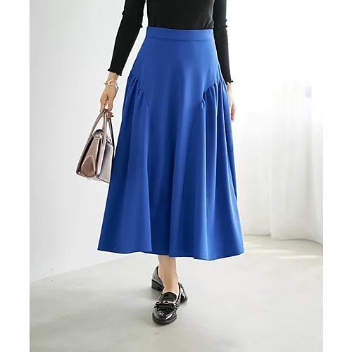【スタイルデリ/STYLE DELI】のラウンドギャザーフレアスカート インテリア・キッズ・メンズ・レディースファッション・服の通販 founy(ファニー) 　ファッション　Fashion　レディースファッション　Fashion for Women　スカート　Skirts　Aライン・フレアスカート　A-Line & Flared Skirts　春　Spring　カットソー　Cut and Sewn Top　ギャザー　Gathered, Ruffled　スタイリッシュ　Stylish, Fashionable　スニーカー　Sneakers, Trainers　バランス　Balance, Style Balance　バルーン　Balloon, Balloon Silhouette　フォルム　Silhouette, Form　フレア　Flare, Flared　ポケット　Pocket, Pocket Detail　ラウンド　Round, Round Neck　リラックス　Relax, Relaxed Fit　ロング　Long, Long-Length　冬　Winter / This Winter　S/S・春夏　SS, Spring/Summer, Warm Season　夏　Summer　ブルー|ID: prp329100004704561 ipo3291000000033973482