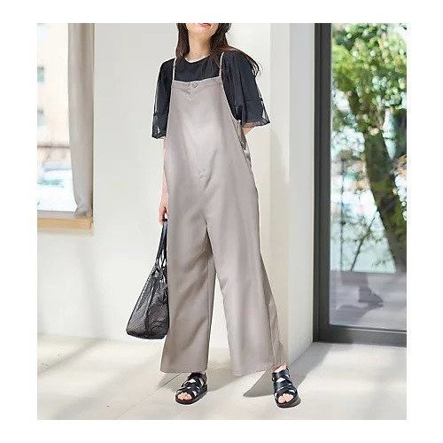 【エニー/ANY】の【洗濯機可】フロントジップサロペット インテリア・キッズ・メンズ・レディースファッション・服の通販 founy(ファニー) 　ファッション　Fashion　レディースファッション　Fashion for Women　ワンピース　Dresses　サロペット&オールインワン　Dungarees & Jumpsuit Styles　おすすめ　Recommended / Our Picks　インナー　Innerwear　サロペット　Overalls, Salopette　ベーシック　Basic, Essential　マニッシュ　Mannish, Boyish　ライトグレー|ID: prp329100004704565 ipo3291000000033973512