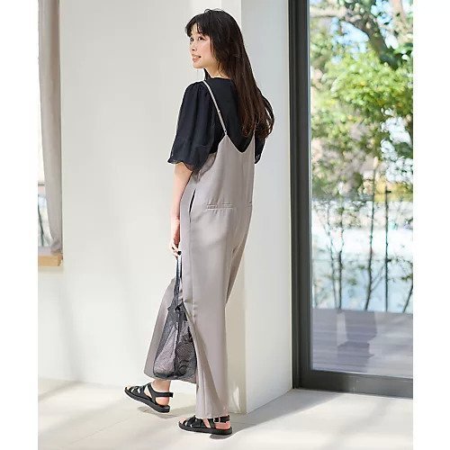 【エニー/ANY】の【洗濯機可】フロントジップサロペット 人気、トレンドファッション・服の通販 founy(ファニー) 　ファッション　Fashion　レディースファッション　Fashion for Women　ワンピース　Dresses　サロペット&オールインワン　Dungarees & Jumpsuit Styles　おすすめ　Recommended / Our Picks　インナー　Innerwear　サロペット　Overalls, Salopette　ベーシック　Basic, Essential　マニッシュ　Mannish, Boyish　other-3|ID: prp329100004704565 ipo3291000000033973514