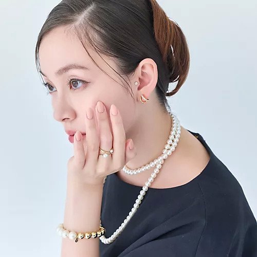 【フィービィー/phoebe】の【金属アレルギー対応】2setプリズムビジューイヤーカフ/ニッケルフリー 人気、トレンドファッション・服の通販 founy(ファニー) 　ファッション　Fashion　レディースファッション　Fashion for Women　アシンメトリー　Asymmetrical Style　シンプル　Simple, Minimal　ストーン　Stone, Gem-Like　ダブル　Double, Double-Breasted　ビジュー　Bijou, Jewel-like Accent　フープ　Hoop, Hoop Earrings　other-2|ID: prp329100004704574 ipo3291000000033973566