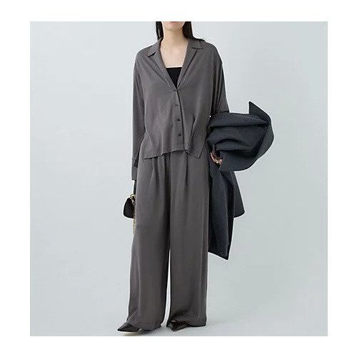 【カオス/Chaos】のレダールオープンカラー 人気、トレンドファッション・服の通販 founy(ファニー) 　ファッション　Fashion　レディースファッション　Fashion for Women　2025年　2025　2025-2026秋冬・A/W　Autumn/Winter 2025–26 AW25–26　冬　Winter / This Winter　おすすめ　Recommended / Our Picks　セットアップ　Set-Up, Coordinated Outfit　ドレープ　Drape, Draping Fabric　リラックス　Relax, Relaxed Fit　other-3|ID: prp329100004704683 ipo3291000000035601513