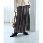 【スタイルデリ/STYLE DELI】のシフォンジョーゼットMIXプリーツスカート グレー|ID: prp329100004704686 ipo3291000000033974080