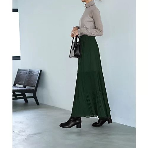 【スタイルデリ/STYLE DELI】のシフォンジョーゼットMIXプリーツスカート 人気、トレンドファッション・服の通販 founy(ファニー) 　ファッション　Fashion　レディースファッション　Fashion for Women　スカート　Skirts　プリーツスカート / 上品フェミニンスタイル　Pleated Skirts　カーディガン　Cardigan, Knitwear　クール　Cool, Chic　サテン　Satin, Glossy Fabric　シフォン　Chiffon, Lightweight Fabric　ジャケット　Jacket, Outerwear　ジョーゼット　Georgette, Semi-Sheer Fabric　スウェット / スエット　Sweatshirt, Sweatwear　スニーカー　Sneakers, Trainers　スマート　Smart, Elegant　タイツ　Tights, Legwear　定番　Standard, Basic Item　なめらか　Smooth, Silky Texture　人気　Popular, Best Seller　バランス　Balance, Style Balance　パターン　Pattern, Design Print　パーカー　Hoodie, Parka　フィット　Fit, Slim Fit　フェミニン　Feminine, Girly　フレア　Flare, Flared　プリーツ　Pleats, Pleated　ベスト　Vest, Waistcoat　ペチコート　Petticoat, Underskirt　防寒　Cold Protection, Winter-Ready　レギンス　Leggings, Stretch Pants　ロング　Long, Long-Length　A/W・秋冬　Autumn/Winter　other-3|ID: prp329100004704686 ipo3291000000033974083
