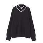 【エンダレンス/endalence】のミラノリブVハイネックプルオーバー 人気、トレンドファッション・服の通販 founy(ファニー) ファッション Fashion レディースファッション Fashion for Women トップス・カットソー Cut & Sew Tops カジュアルプルオーバー・ニットトップス Pullovers & Knit Tops / Casual Pullovers なめらか Smooth, Silky Texture ハイネック High Neck, Mock Neck ミラノリブ Milano Rib, Milano Stitch ワイド Wide, Wide Fit エレガント 上品 Elegant thumbnail ブラック|ID: prp329100004705576 ipo3291000000034398307