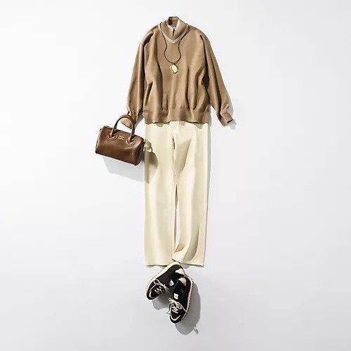 【エンダレンス/endalence】のミラノリブVハイネックプルオーバー 人気、トレンドファッション・服の通販 founy(ファニー) 　ファッション　Fashion　レディースファッション　Fashion for Women　トップス・カットソー　Cut & Sew Tops　カジュアルプルオーバー・ニットトップス　Pullovers & Knit Tops / Casual Pullovers　なめらか　Smooth, Silky Texture　ハイネック　High Neck, Mock Neck　ミラノリブ　Milano Rib, Milano Stitch　ワイド　Wide, Wide Fit　エレガント 上品　Elegant　other-3|ID: prp329100004705576 ipo3291000000034584833