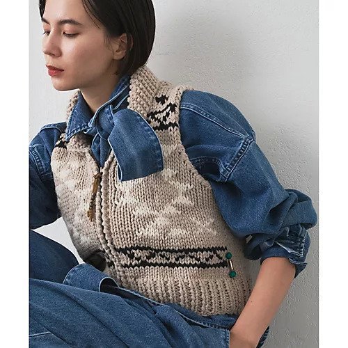 【ウィムガゼット/Whim Gazette】の【BSBEE】カウチンZIP ベスト 人気、トレンドファッション・服の通販 founy(ファニー) ファッション Fashion レディースファッション Fashion for Women アウター Coat / Outerwear Collection トップス・カットソー Cut & Sew Tops ベスト&ジレ / 重ね着スタイル Vests & Gilets イタリア Italy コンパクト Compact, Small Size ターコイズ Turquoise, Blue-Green ハンド Hand, Handmade バランス Balance, Style Balance パターン Pattern, Design Print ベスト Vest, Waistcoat 別注 Limited Edition, Custom Order 2025年 2025 2025-2026秋冬・A/W Autumn/Winter 2025–26 AW25–26 other-3|ID: prp329100004705578 ipo3291000000033983631