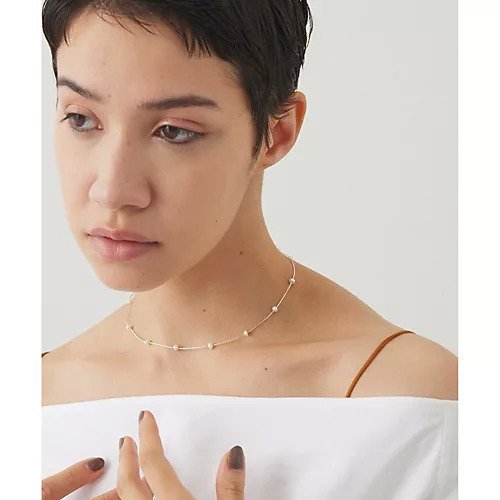 【ウィムガゼット/Whim Gazette】の【THE PAUSE】パールドットネックレス 人気、トレンドファッション・服の通販 founy(ファニー) 　ファッション　Fashion　レディースファッション　Fashion for Women　ジュエリー　Jewelry　ネックレス　Necklaces & Pendants　アンティーク　Antique-Inspired　ヴィンテージ　Vintage Style　グラデーション　Gradient, Ombre　シルバー　Silver, Metallic Silver　チェーン　Chain, Chain Strap　ネックレス　Necklace, Pendant Necklace　パール　Pearl, Pearl Accent　ワーク　Workwear, Utility Style　おすすめ　Recommended / Our Picks　エレガント 上品　Elegant　2025年　2025　2025-2026秋冬・A/W　Autumn/Winter 2025–26 AW25–26　other-2|ID: prp329100004705601 ipo3291000000033983795